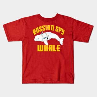 Russian Spy Whale Kids T-Shirt